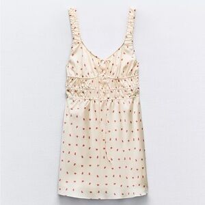 Zara Floral Satin Dress